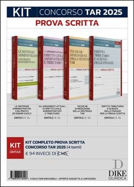 Libreria Il Flaminio Rimini Kit Completo Concorso Tar 2025 Prova Scritta