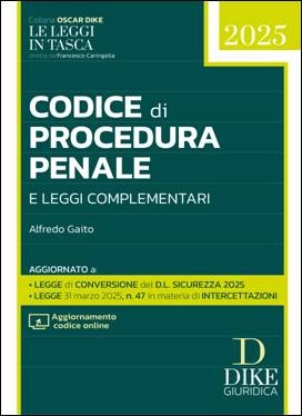 Libreria Il Flaminio Rimini Codice di Procedura Penale e Leggi Complementari Pocket 2025