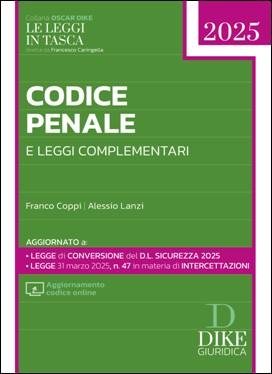 Libreria Il Flaminio Rimini Codice Penale e Leggi Complementari Pocket 2025