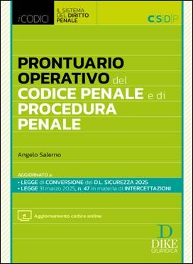 Libreria Il Flaminio Rimini Prontuario Operativo del Codice Penale e di Procedura Penale 2025